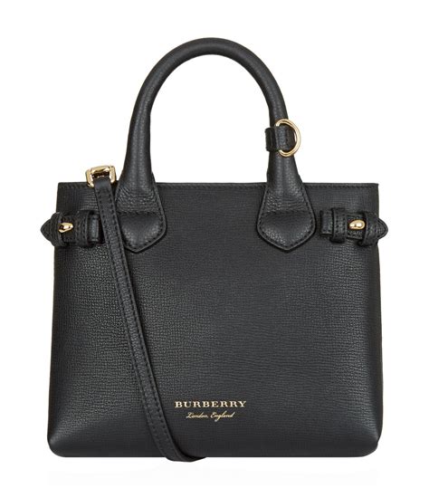 burberry baby banner tote black|Burberry medium banner bag.